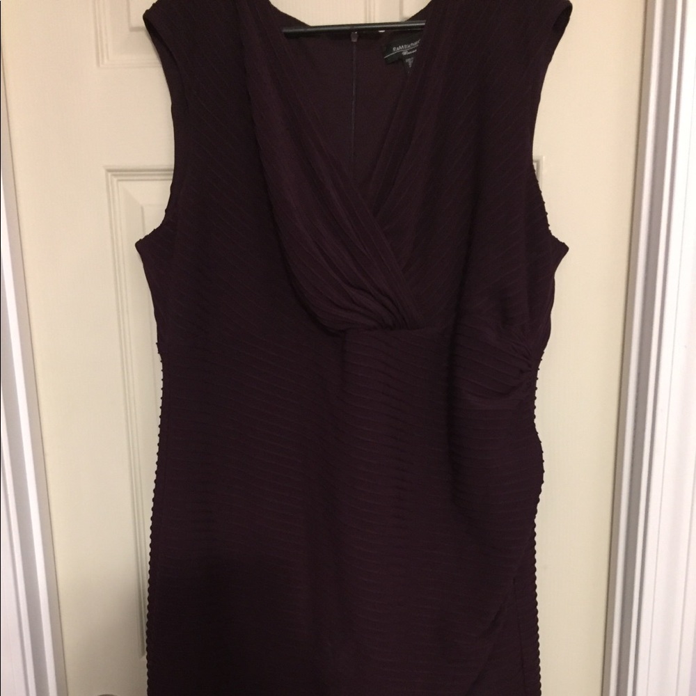 Purple body con dress
